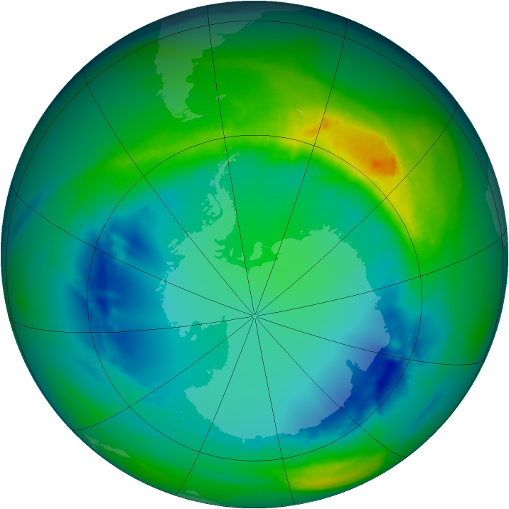 Ozone Map 2007-08-05